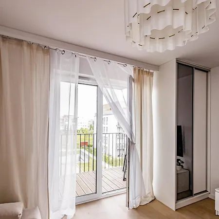 Beige Harmony For Family & Business With Parking And Ac By Uniquerent Wroclaw