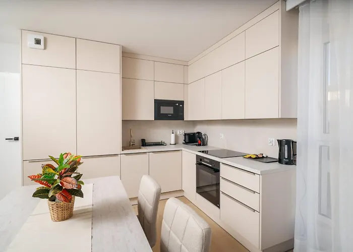 Apartman Beige Harmony For Family & Business Wrocław