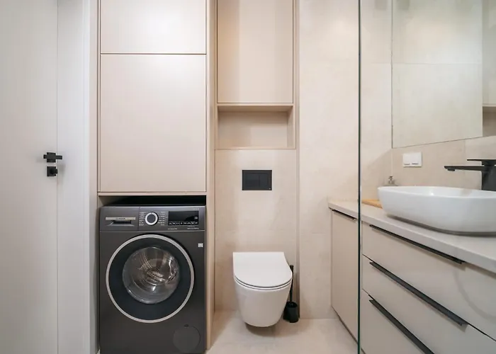 Beige Harmony For Family & Business Apartman Wrocław