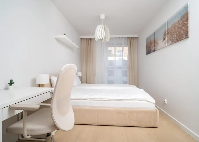 Beige Harmony For Family & Business Apartman Wrocław